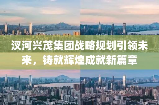 汊河興茂集團戰略規劃引領(lǐng)未來(lái)，鑄就輝煌成就新篇章