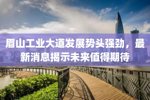 眉山工業(yè)大道發(fā)展勢頭強勁，最新消息揭示未來(lái)值得期待