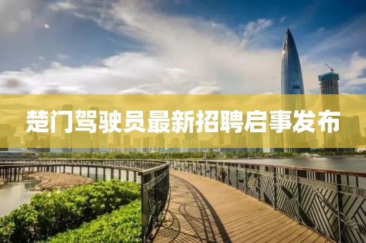 楚門(mén)駕駛員最新招聘啟事發(fā)布